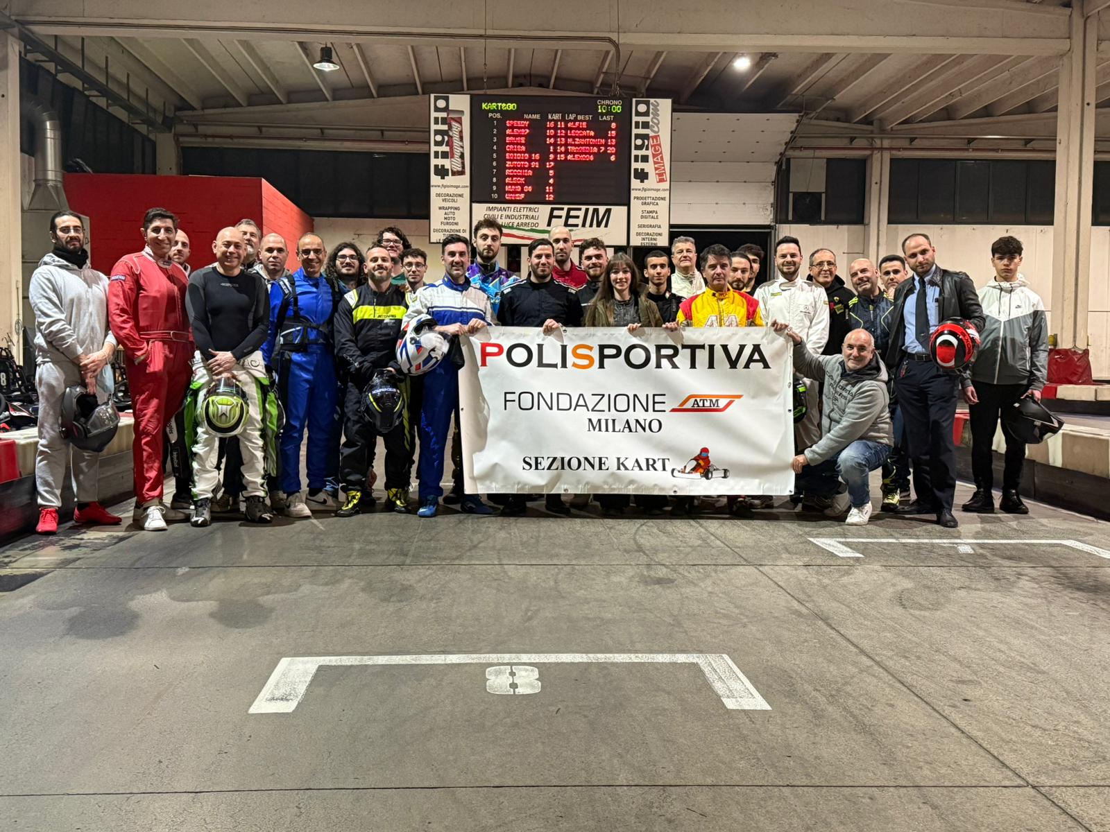 foto di gruppo prima gara di campionato 2026